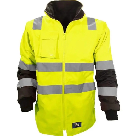 Picture of Tru Workwear, Rain Jacket, Removable Sleeves, Tape